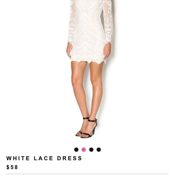 Honey punch lace mini dress - Picture 2 of 5